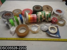 QTY=28: Mixed Lot of Tape Rolls (Variety of styles, Brands, Sizes, Etc.)