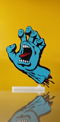 Santa Cruz Screaming Hand 3D Printed Display Shelf Logo Skateboards