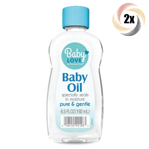 2x زجاجات Baby Love Pure & Gentle Baby Skin Oil | 6.5oz |
