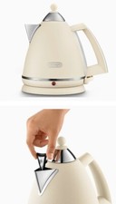 Cream Shade De'Longhi Autometic Kettle New Home Gift Mum Kitchen Decor UK Plug