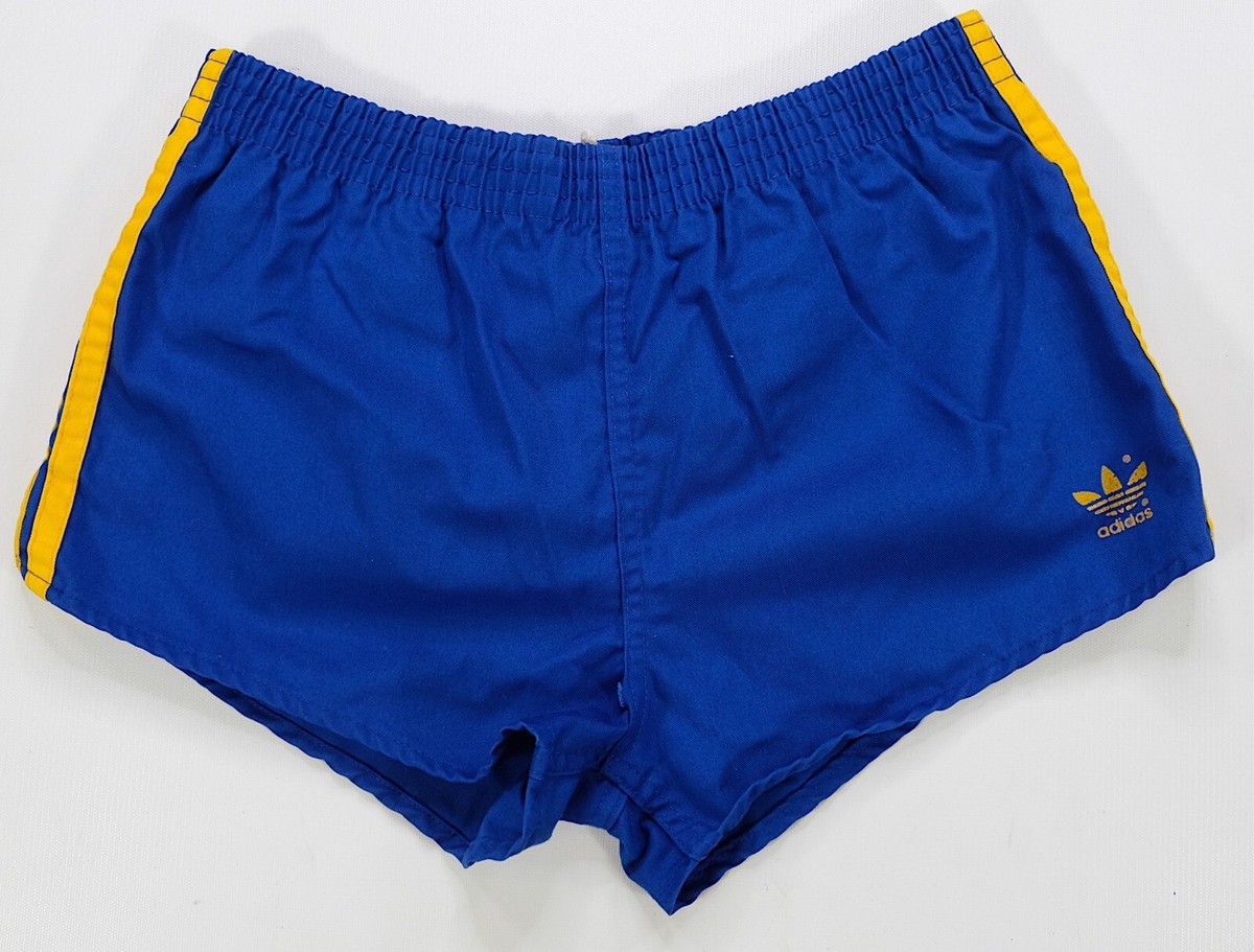 Rare Vintage ADIDAS Spell Out Trefoil Short Shorts 80s 90s Rare Vintage ADIDAS Spell Out Trefoil Short Shorts 80s 90s