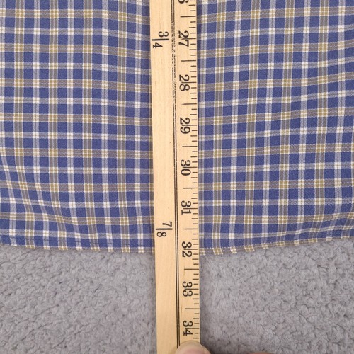 International Waters Hemd Herren XL blau kariert Button Down Kurzarm - Bild 12 von 12
