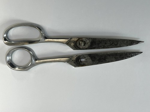 Vintage CUTCO Take Apart Chrome USA Kitchen Scissors Shears 8” Stainless READ - Picture 12 of 15
