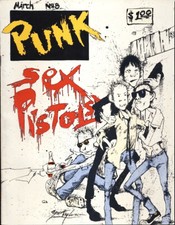 1977 PUNK #8 Magazine SEX PISTOLS Interview RAMONES Martha Davis MOTELS Signed