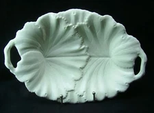 Spode IMPERIAL FANCIES 12 3/4" Handled Leaf Dish Bread Tray 