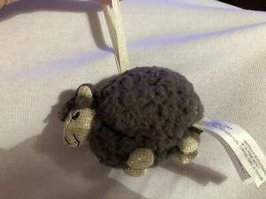 Bath And Bodyworks Gray Sheep Hanging Ornament