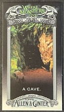 2020 Topps Allen and Ginter Mini Where Monsters Live #MWML-2 A Cave -