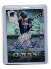 2021 Panini Prizm Draft Picks Power Surge Autographs Silver PS-HG Hunter Goodman