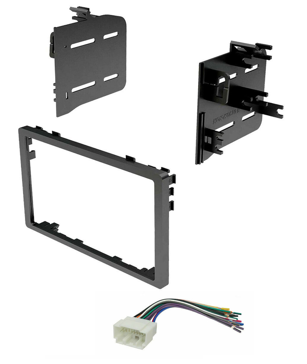 Car Radio Stereo Double DIN Dash w/ Harness Install Kit 1986-2010 Honda Acura 