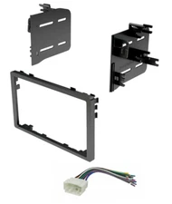 Car Radio Stereo Double DIN Dash w/ Harness Install Kit 1986-2010 Honda Acura 