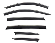 WELLvisors Window Visors For 22-25 23 24 2022 2023 Acura MDX 6 PCS Black Trim