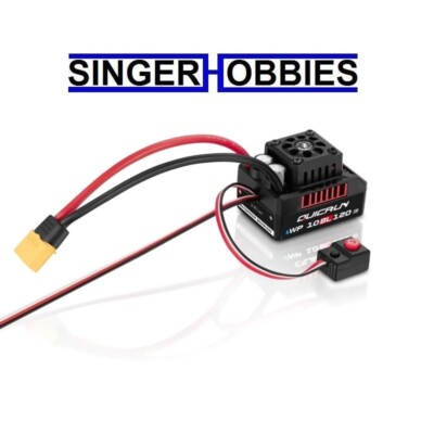 HobbyWing HWI30107200 QUICRUN 10BL120 G2 ESC (2-4S) 1/10th Sensorless Brushless