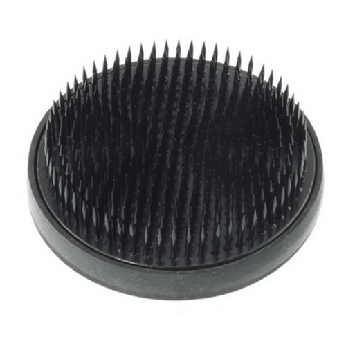 Japanese 3-1/8"D Black Kenzan Needle Spikes Flower Frogs W/Rubber/Made in Japan - Picture 4 of 4
