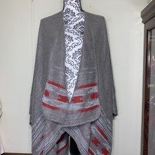 Poncho Shawl Wrap Open Front One Size Just Cozy EUC Lightweight Warm