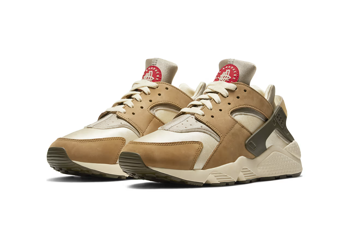 Size 6 - Stussy x Nike Air Huarache LE 2021 Desert Oak for sale