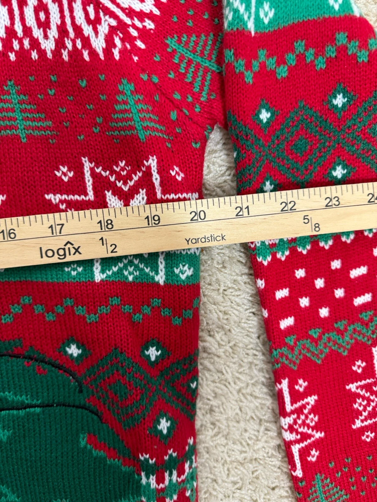 Blizzard Bay Men’s Ugly Christmas Sweater Dinosaur Front And Back Size Med T Rex