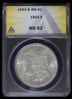 1903-P $1 Morgan Silver Dollar ANACS MS 62 | Uncirculated UNC