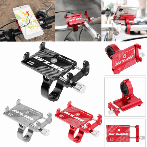  Fahrrad Handyhalterung ALU Motorrad Fahrrad Lenker Handy Halterung Smartphone - Bild 1 von 19