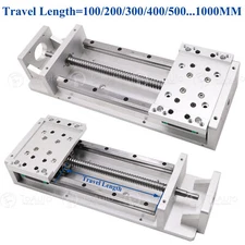100-1000mm Linear Rail Sliding Table Cross Slide Module SFU1605 XYZ Axis CNC
