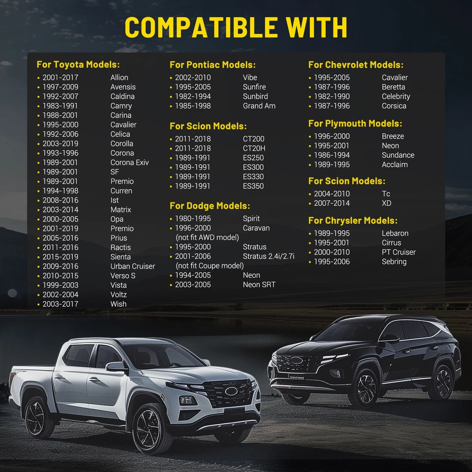 4PCS 1" 5x100 to 5x114.3 5x4.5 Wheel Adapters 12x1.5 For Toyota Corolla Camry Foto 4 de 4