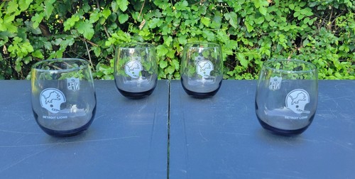 Vintage Detroit Lions Glass - Mobile Gas - Drinking Glass - Whiskey Rocks Glass - 第 1/4 張圖片