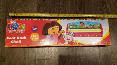 Nick JR. Dora the Explorer Coat Rack Shelf - Open box | eBay