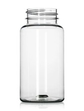 150 CC Clear PET Plastic Pill Packer Round Bottle 38/400 Neck - CASE OF 410