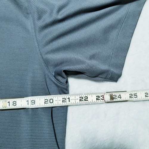 Under Armour Polo Shirt Adult Large Loose Gray Short Sleeve Logo Mens - Picture 6 of 8