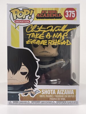 嵐 - poofront Christopher Wehkamp Signed Funko Pop My Hero Academia Aizawa
