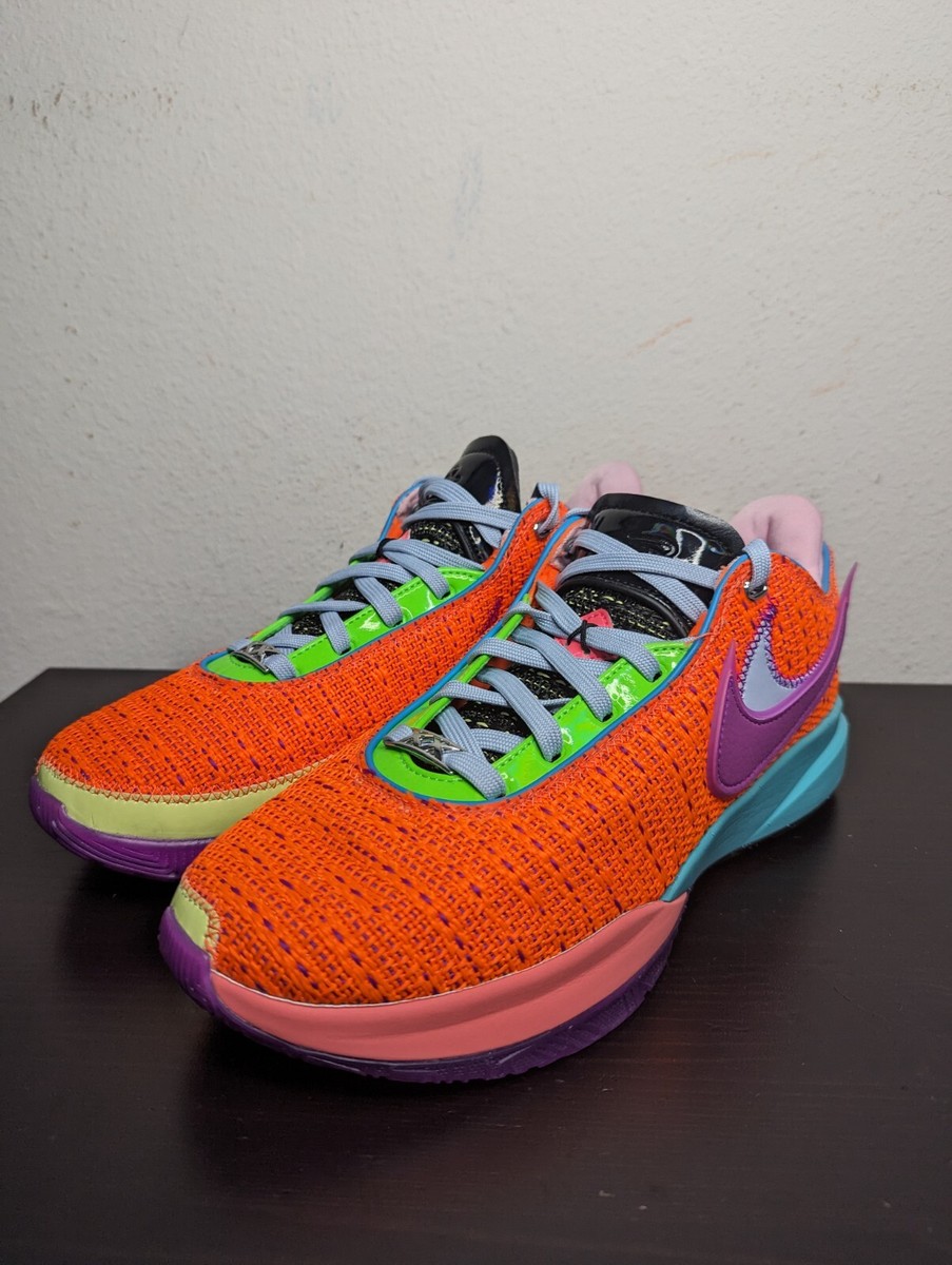 Men's Sizes 10.5 Nike LeBron 20 Chosen One Multicolor Basketball