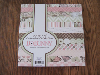 Bo Bunny Primrose Collection 6x6 Paper Pad 36 pages Scrapbook Card Craft NOS