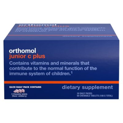 Orthomol Immun Junior C Plus Kid's Multivitamin Wildberry Flavor 30-Day Supply