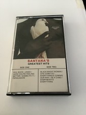 Santana SANTANA'S GREATEST HITS Cassette Tape 1974 Columbia Used Very Good