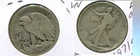 1917 D OBVERSE WALKING LIBERTY SILVER HALF DOLLAR FINE RIM NICKS 6971S
