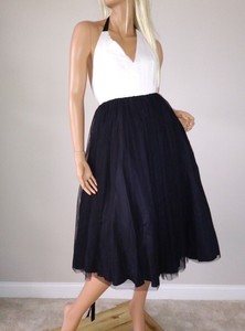 asos black white dress