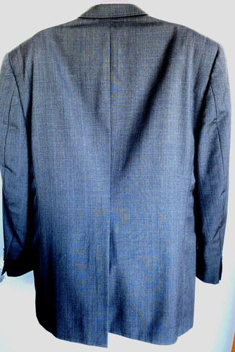 Men's Blazer 40R Blue Plaid Sport Coat made in USA Hart Schaffner Marx jacket - Picture 2 of 3