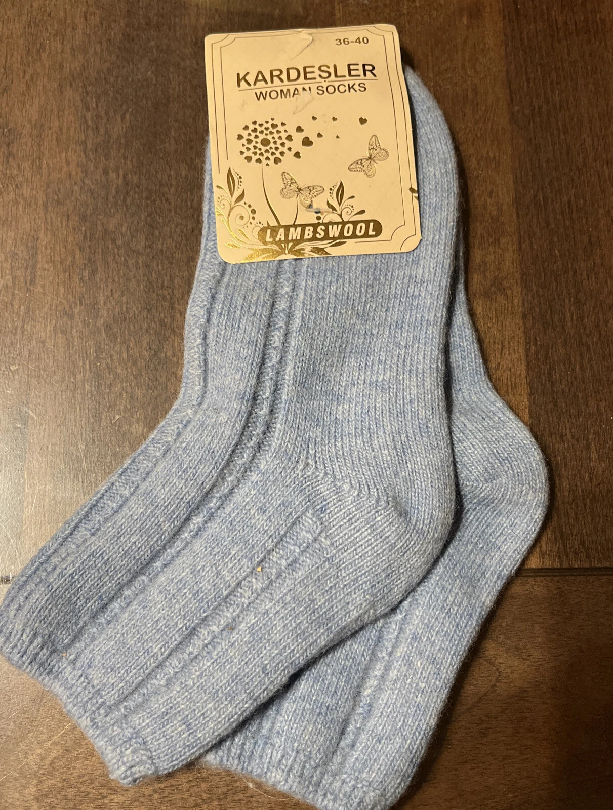 One Pair winter boot socks wool lambwool camel wool