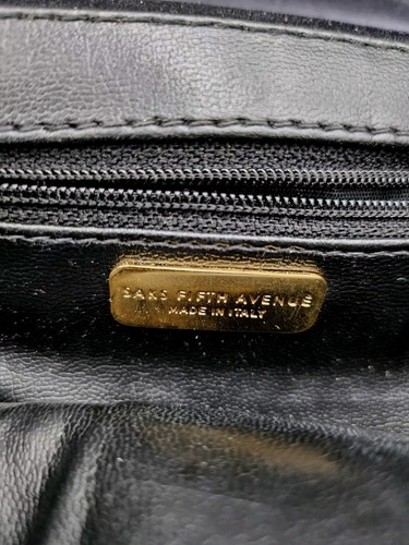 Vintage Saks Fifth Avenue Evening Bag Made In Italy - Picture 10 of 11