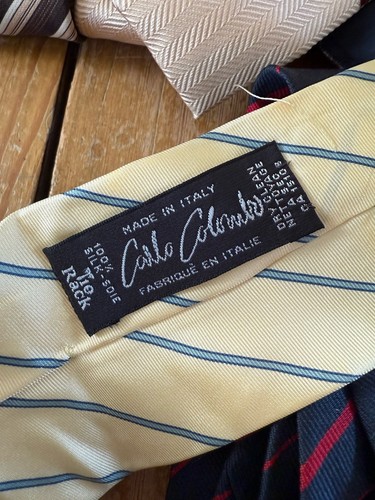 x50 1970s 80s VINTAGE TIE Joblot Bundle 100% Silk Polyester Mixed Brands Costume - Picture 8 of 19
