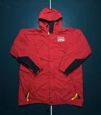 Vintage 90s Marlboro Adventure Team Windbreaker Jacket Men’s Large Red RARE