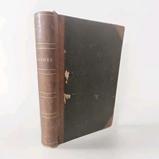 Antique Ledger 1855 Ant Assoc. THC Richmond New Hampshire J22