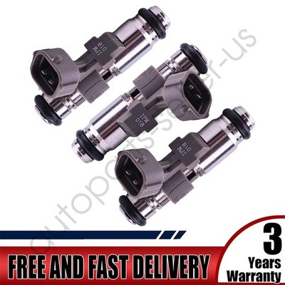 3PC Fuel Injector For John Deere Gator 835R 18 XUV835M XUV835E XUV825E AUC11700