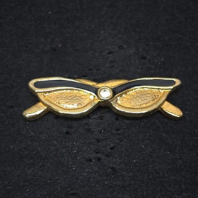 AMY Cat Eye Sunglasses Tie Tack Hat Coat Lapel Pin Back Brooch Enamel