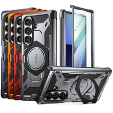 For Galaxy Z Fold 7/6/5/4 Case Poetic with Kickstand Built-in Screen Cover