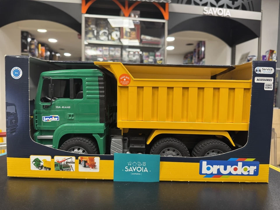 BRUDER 02765 - scala 1:16 - CAMION RIBALTABILE MAN TGA - NUOVO - SIGILLATO - Immagine 2 di 4