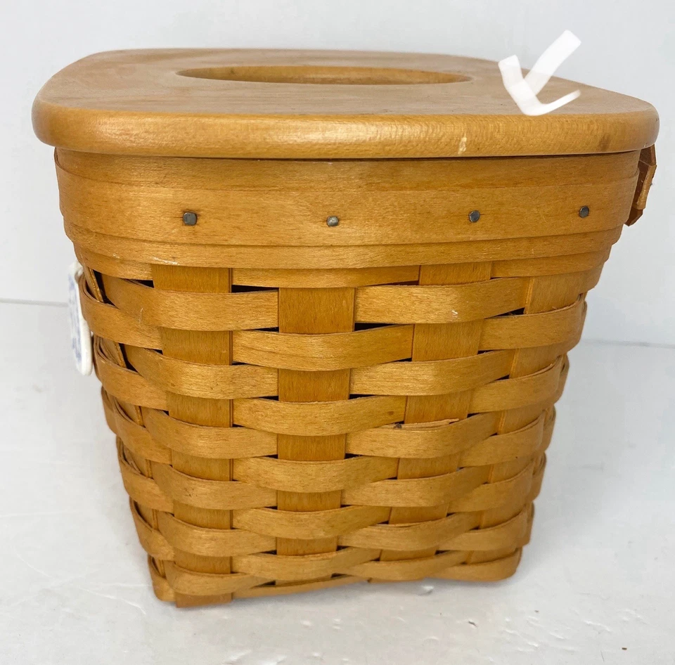 Longaberger Woodcrafts 2000 Taschentuchkorb (6,5 hoch) - Bild 3 von 4