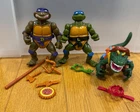 Vintage NINJA TURTLES 1990-91 Lot COMPLETE Playmates TMNT Action Figures