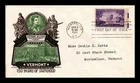 DR JIM STAMPS US COVER VERMONT 150TH ANNIVERSARY FDC SCOTT 903 STAEHLE CACHET