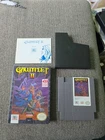 Gauntlet II 2 NES (Nintendo, 1990) CIB Label Minty & Box Is In Great Condition!