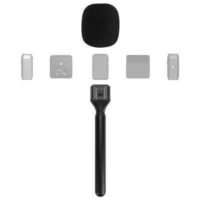 Geekria für Creators drahtloser Interview Mikrofon-Adapter (schwarz)